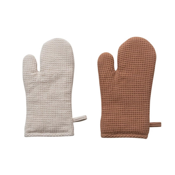 Woven Linen Cotton Hot Mitt