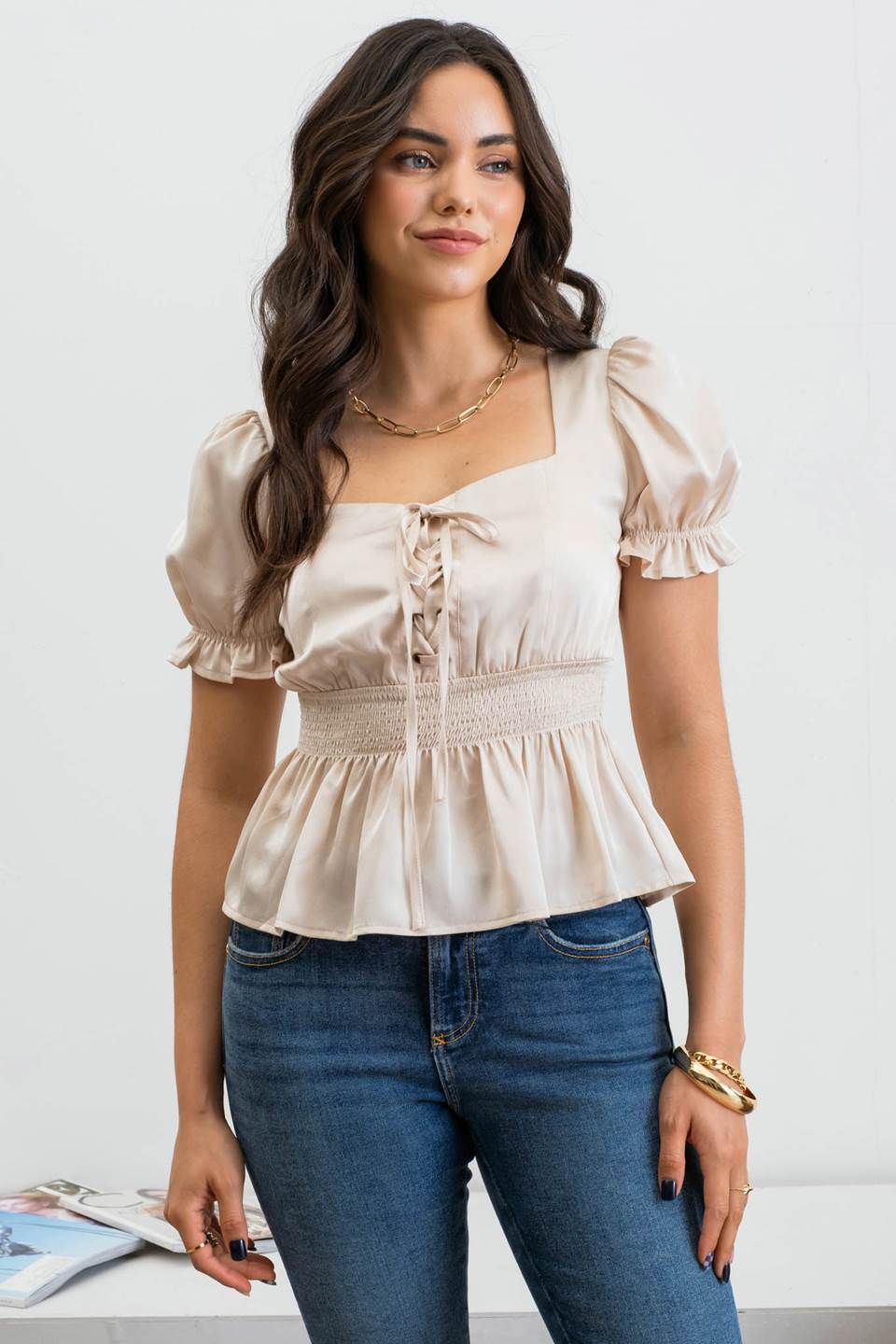 Sophia Puff Sleeve Blouse