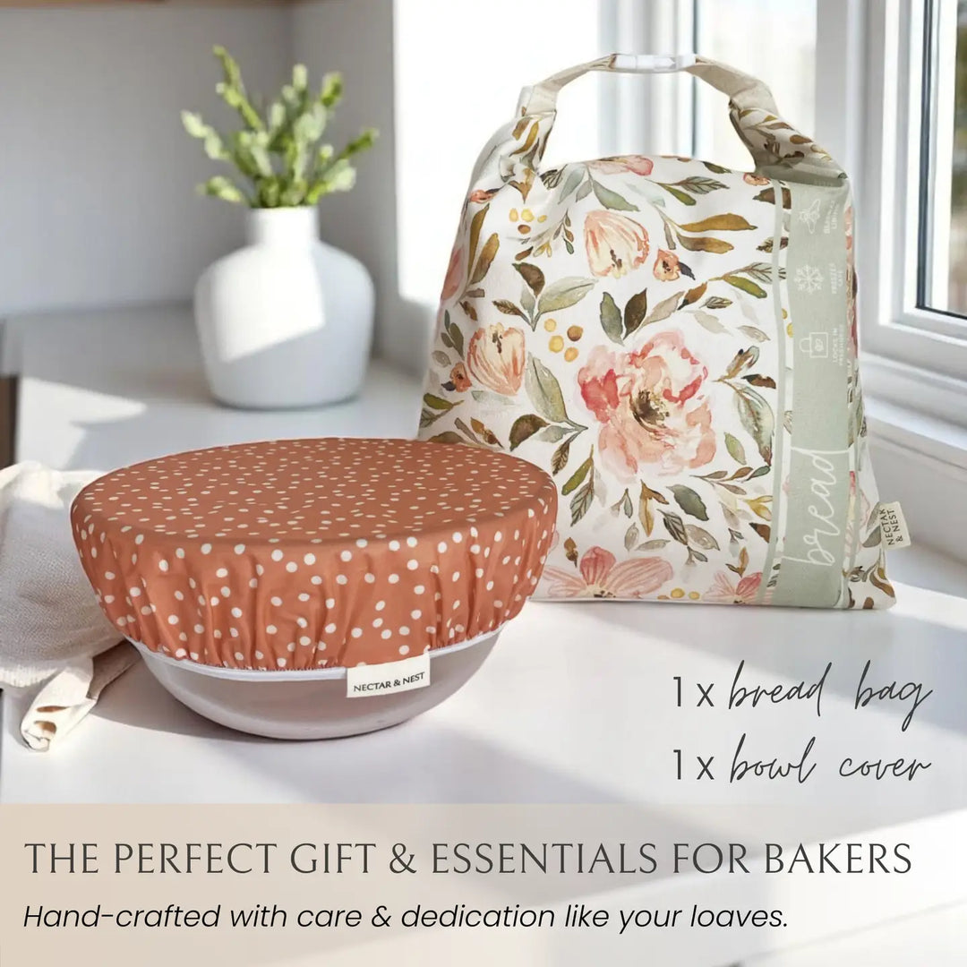 Artist Series Bread Baker Set- Bread Bag & Bowl Cover