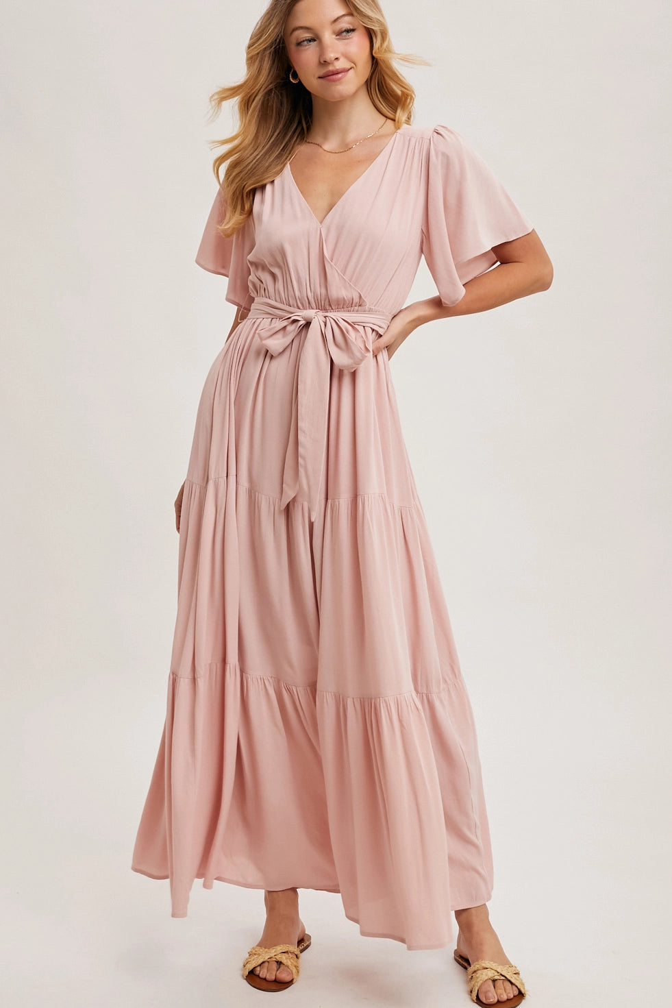 Tallia Tiered Maxi Sundress