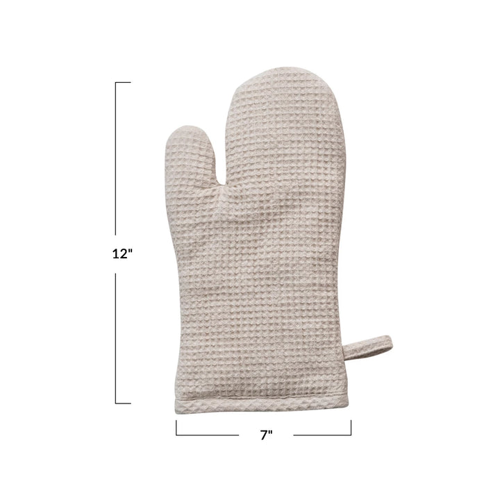 Woven Linen Cotton Hot Mitt