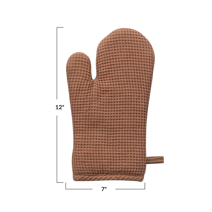 Woven Linen Cotton Hot Mitt