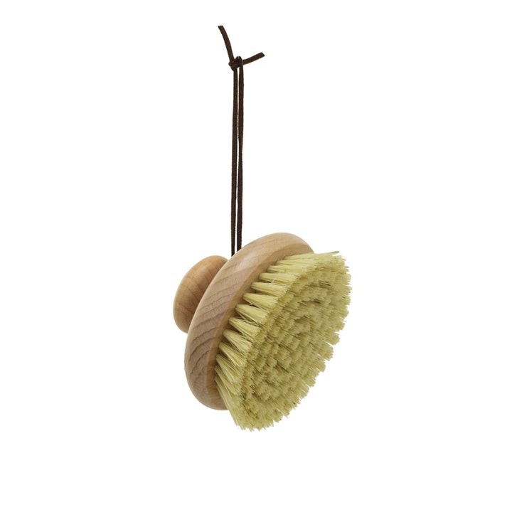 Round Beech Wood Body Brush